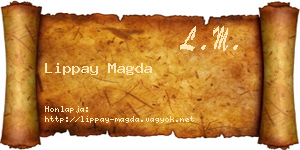 Lippay Magda névjegykártya